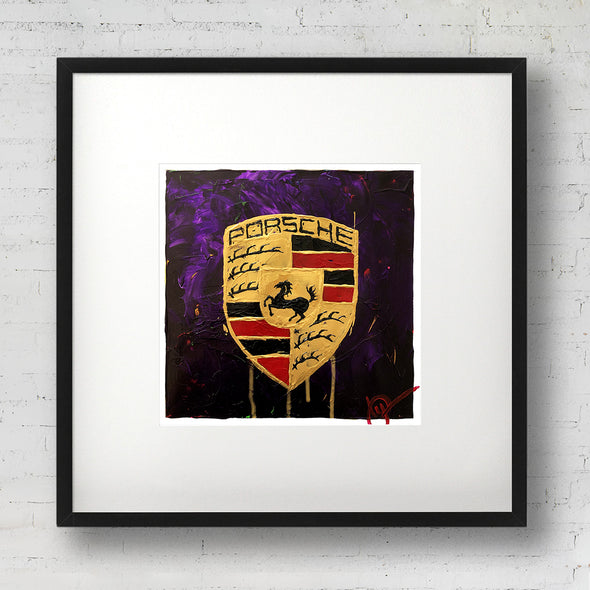Porsche Emblem 31 - Purple