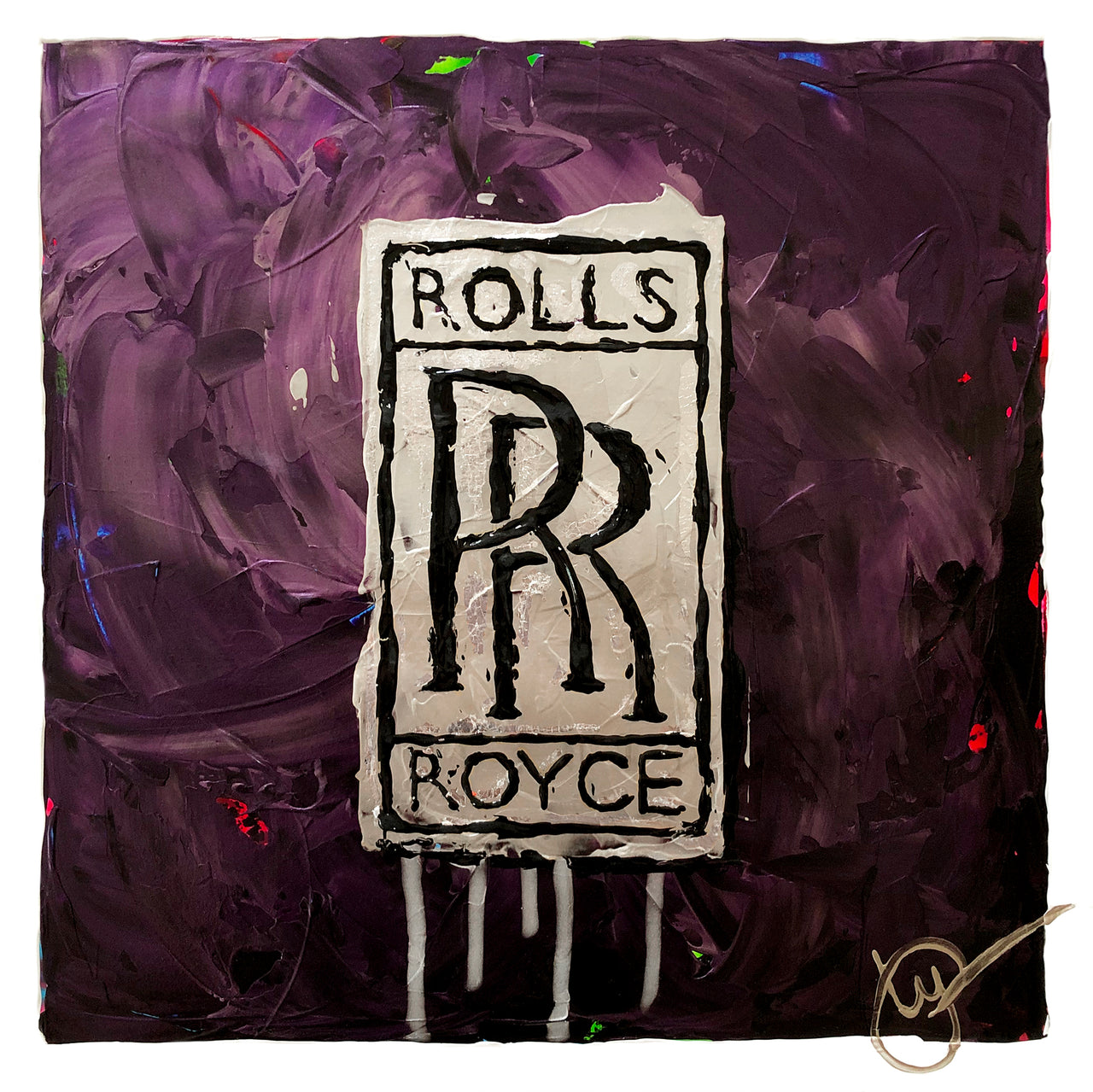 Rolls Royce Abstracted 2 - Purple
