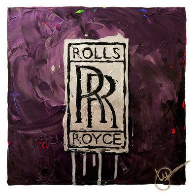 Rolls Royce Emblem 2 - Purple