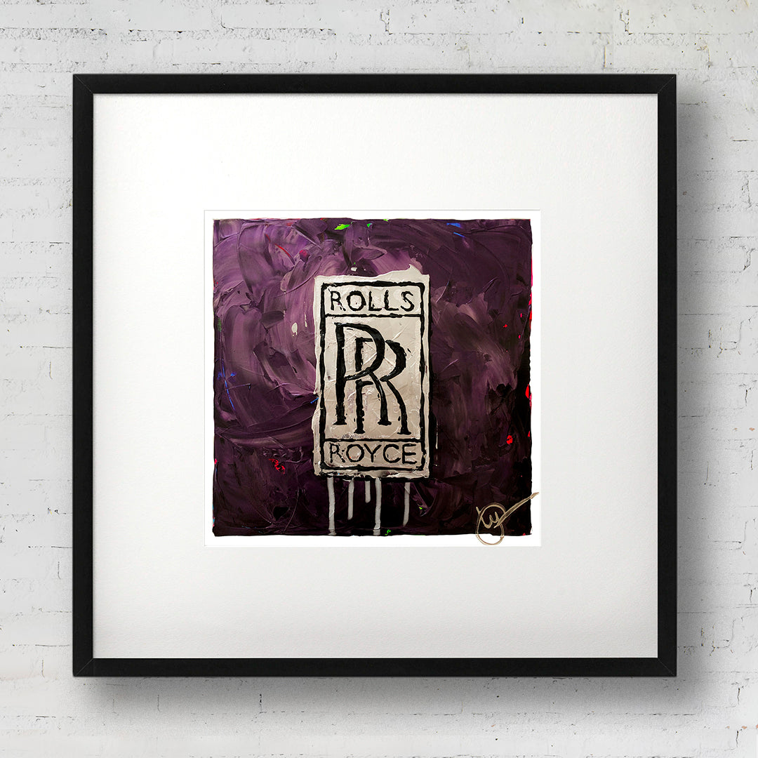 Rolls Royce Abstracted 2 - Purple