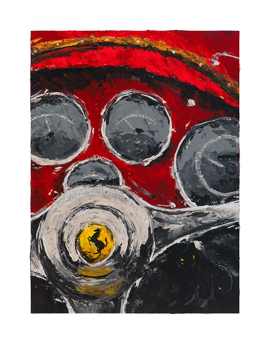 Scuderia: The Wheel - Print