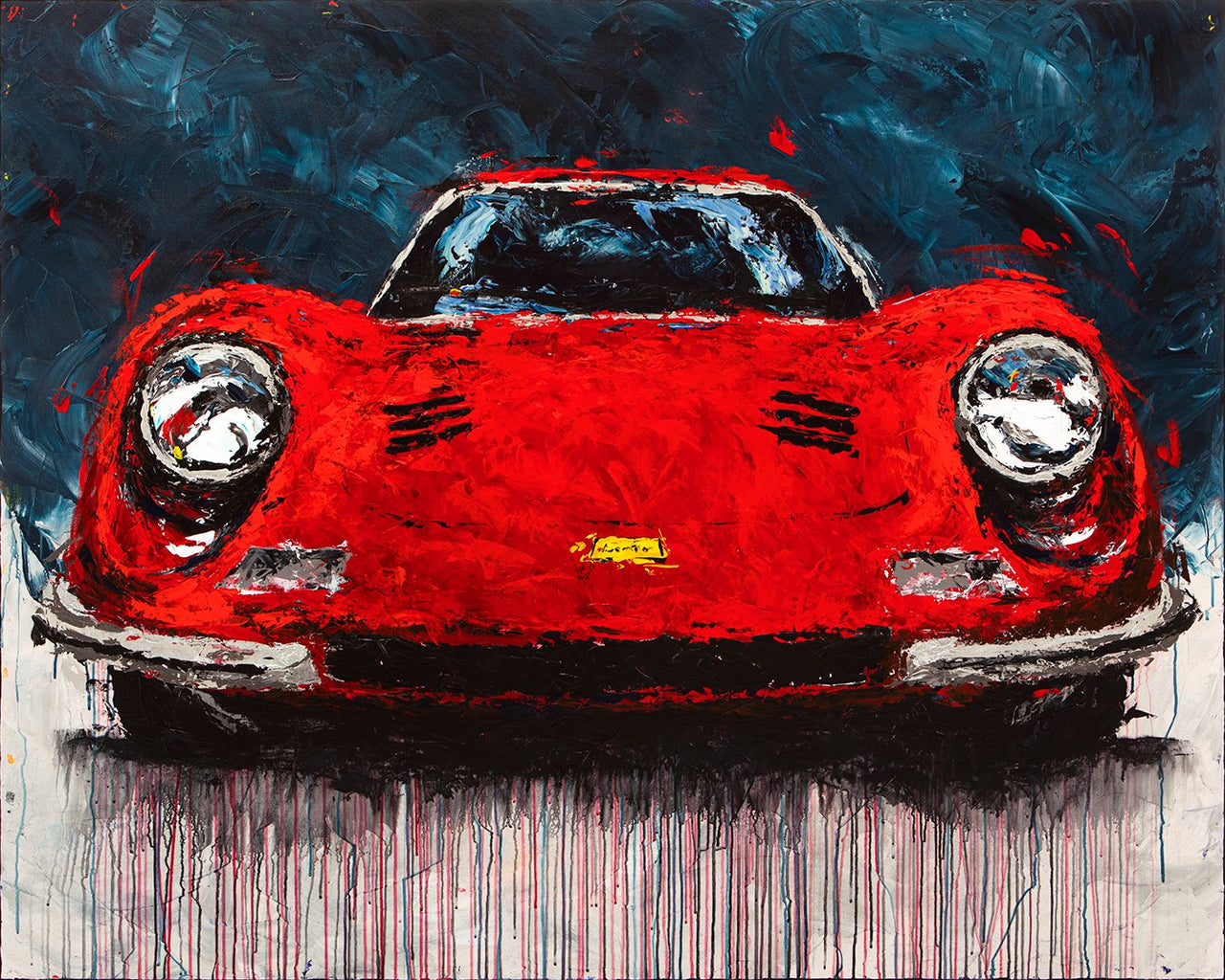 Seraphina - 1973 Ferrari Dino 246 GTS - Giclée