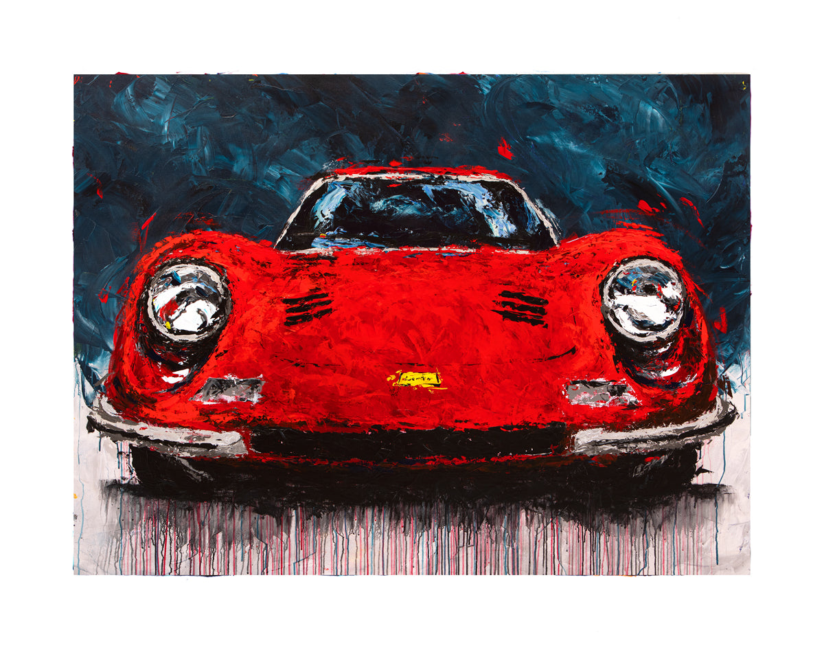 Seraphina - 1973 Ferrari Dino 246 GTS  - Print