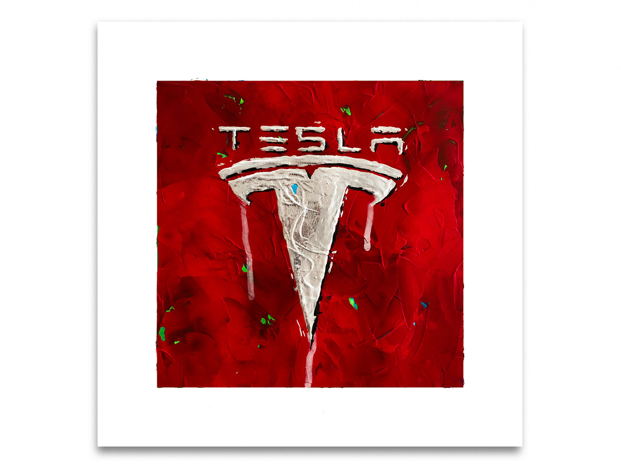 Tesla Abstracted 1 - Print