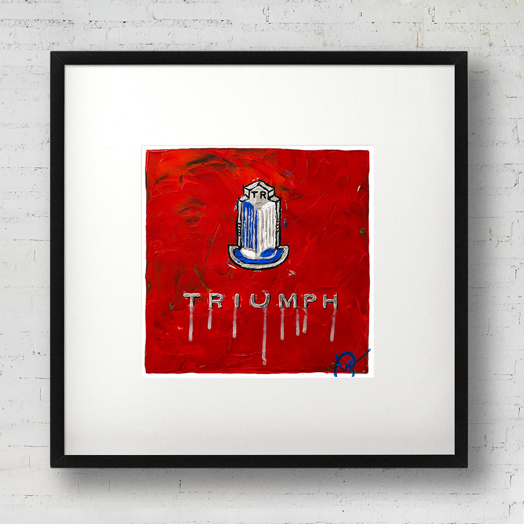 Triumph Abstracted 1 - Red