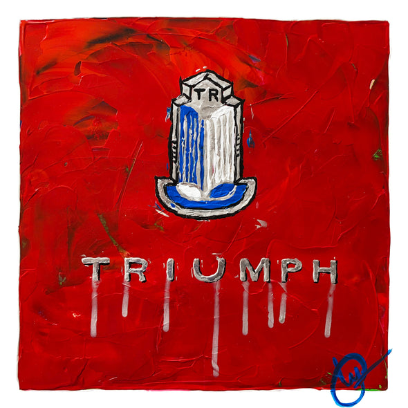 Triumph Emblem 1 - Red