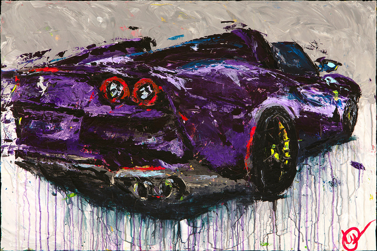 Viola - Ferrari 812 GTS - Giclée
